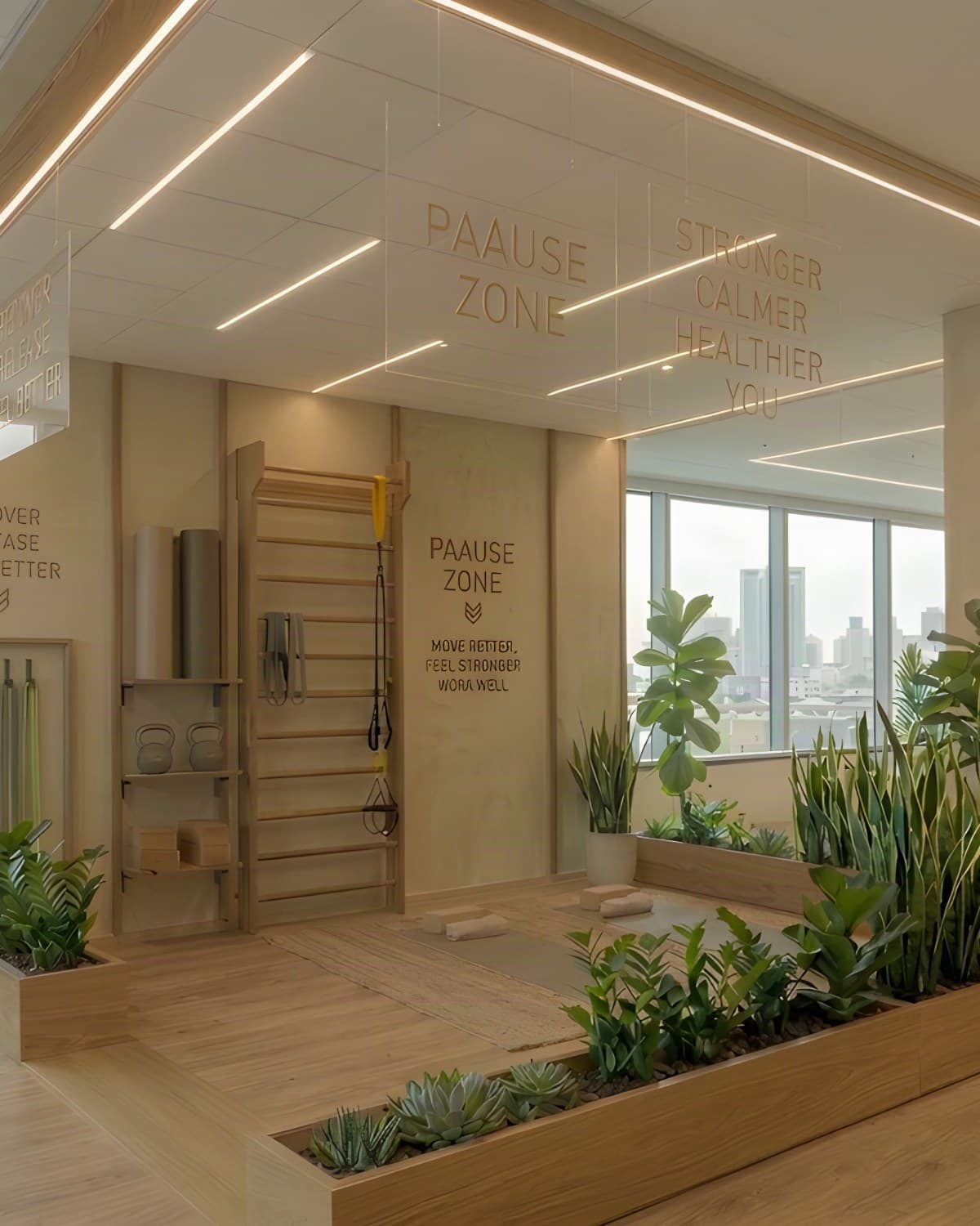 PAAUSE showroom interior with Nordic acoustic panels